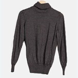 NWT Enzo Mantovani Italy merino wool Women turtleneck sweater size M